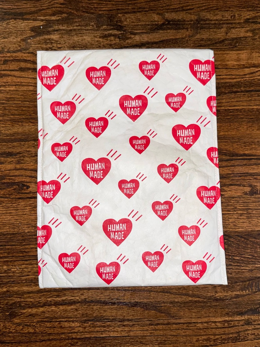 Human Made Japan iPad/Computer Sleeve Travel Case Heart Logo Bag